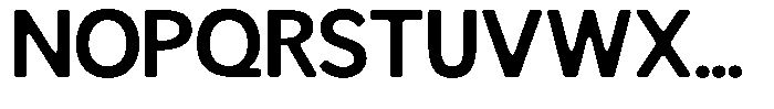 Readant Soft Semi Bold Semi Expanded Font UPPERCASE