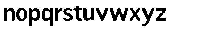 Readant Soft Semi Bold Font LOWERCASE