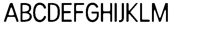 Readant Soft Semi Condensed Font UPPERCASE