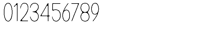 Readant Soft Thin Condensed Font OTHER CHARS