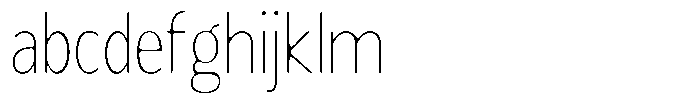 Readant Soft Thin Condensed FONT