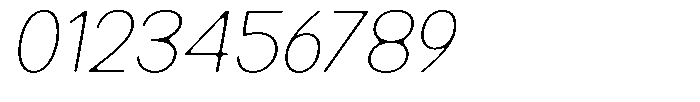 Readant Soft Thin Expanded Italic Font OTHER CHARS