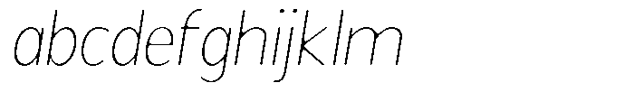 Readant Soft Thin Italic FONT