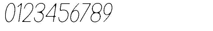 Readant Soft Thin Semi Condensed Italic Font OTHER CHARS