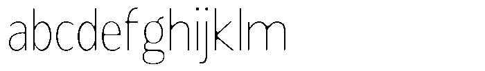 Readant Soft Thin Semi Condensed FONT
