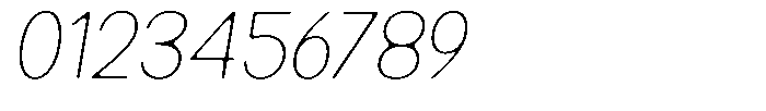 Readant Soft Thin Semi Expanded Italic Font OTHER CHARS