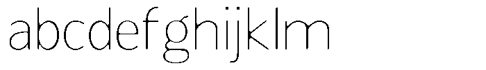 Readant Soft Thin Semi Expanded FONT