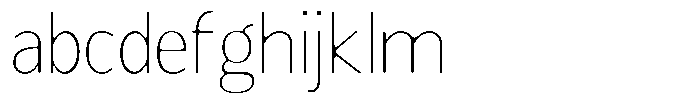 Readant Soft Thin FONT