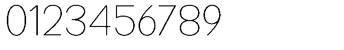 Readant Thin Expanded Font OTHER CHARS