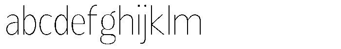 Readant Thin Semi Condensed FONT