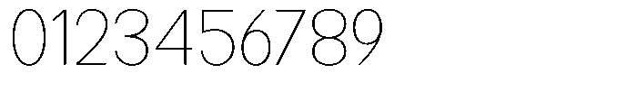 Readant Thin Semi Expanded Font OTHER CHARS