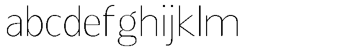 Readant Thin Semi Expanded FONT