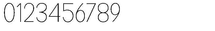 Readant Thin Font OTHER CHARS