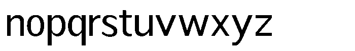 Readant Var Black Font LOWERCASE