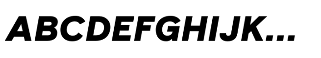 Reader Black Italic Font UPPERCASE