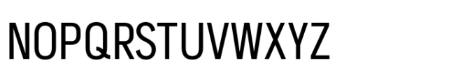 Reader Condensed Font UPPERCASE