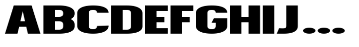 Readfine Extended Regular Font UPPERCASE