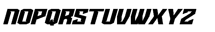 Readon Esport Bold Italic Font UPPERCASE