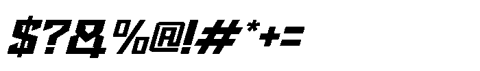 Readon Esport Italic Font OTHER CHARS