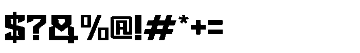 Readon Esport Regular Font OTHER CHARS