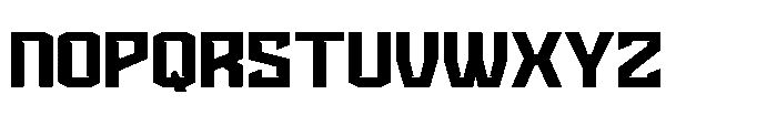 Readon Esport Regular Font UPPERCASE