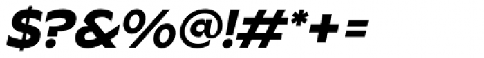Reaktif Extra Bold Italic Font OTHER CHARS