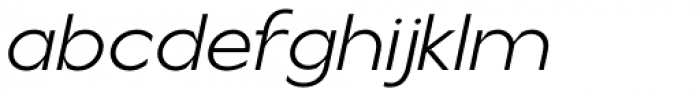 Reaktif Light Italic Font LOWERCASE