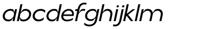 Reaktif Regular Italic Font LOWERCASE