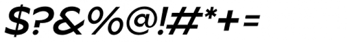 Reaktif Semi Bold Italic Font OTHER CHARS