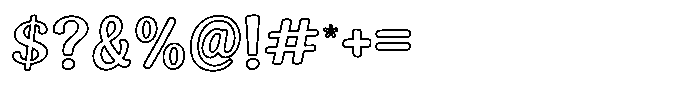 Reaktion Kids Line Regular Font OTHER CHARS