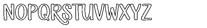 Reaktion Kids Line Regular Font UPPERCASE