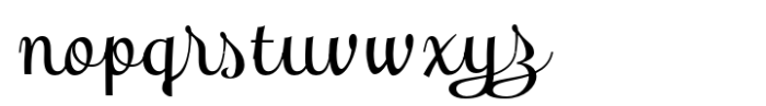 Real Blues Regular Font LOWERCASE