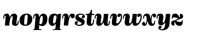 Realise Slab Black italic Font LOWERCASE