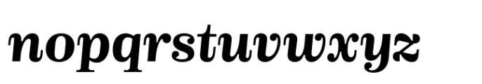 Realise Slab Bold italic Font LOWERCASE
