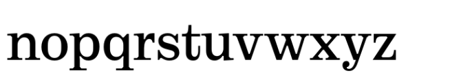 Realise Slab Regular Font LOWERCASE