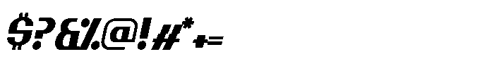 Realliv Italic Font OTHER CHARS