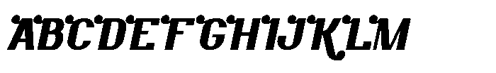 Realliv Italic Font UPPERCASE