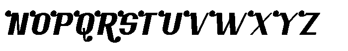 Realliv Italic Font UPPERCASE