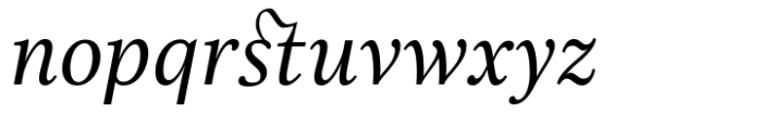 Really No 2 Italic Font LOWERCASE