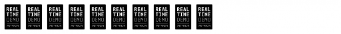 Realtime DEMO Font OTHER CHARS