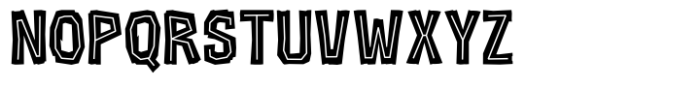 Realwood Inline Font UPPERCASE
