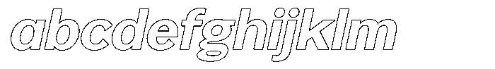 Reang Lanira Bold Italic Outline FONT