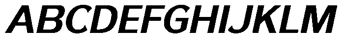 Reang Lanira Bold Italic Font UPPERCASE