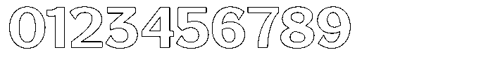 Reang Lanira Bold Outline Font OTHER CHARS