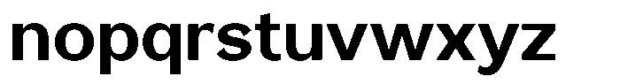 Reang Lanira Bold Font LOWERCASE