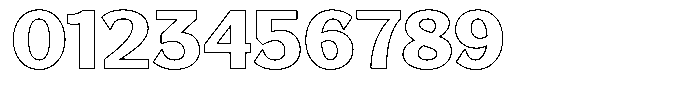Reang Lanira Extra Bold Outline Font OTHER CHARS