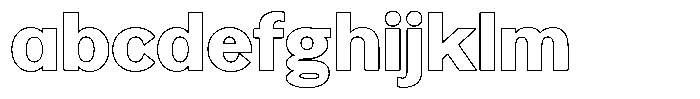 Reang Lanira Extra Bold Outline FONT