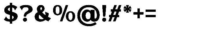 Reang Lanira Extra Bold Font OTHER CHARS