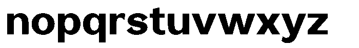 Reang Lanira Extra Bold Font LOWERCASE