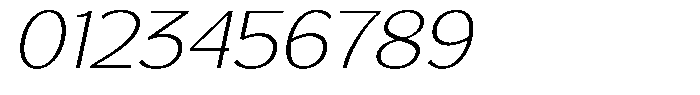 Reang Lanira Extra Light Italic Font OTHER CHARS